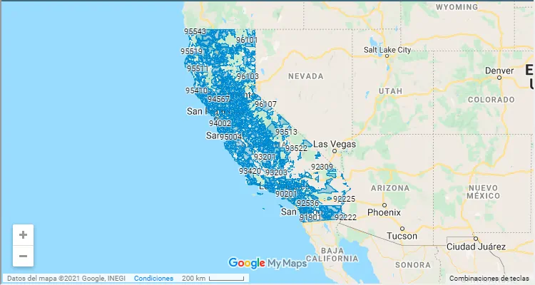 Código Postal Santa Ana, California – Estados Unidos